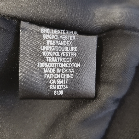 Linea Domani Black Jacket with Zippers Size 10 - Picture 4 of 5